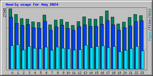 Hourly usage for May 2024